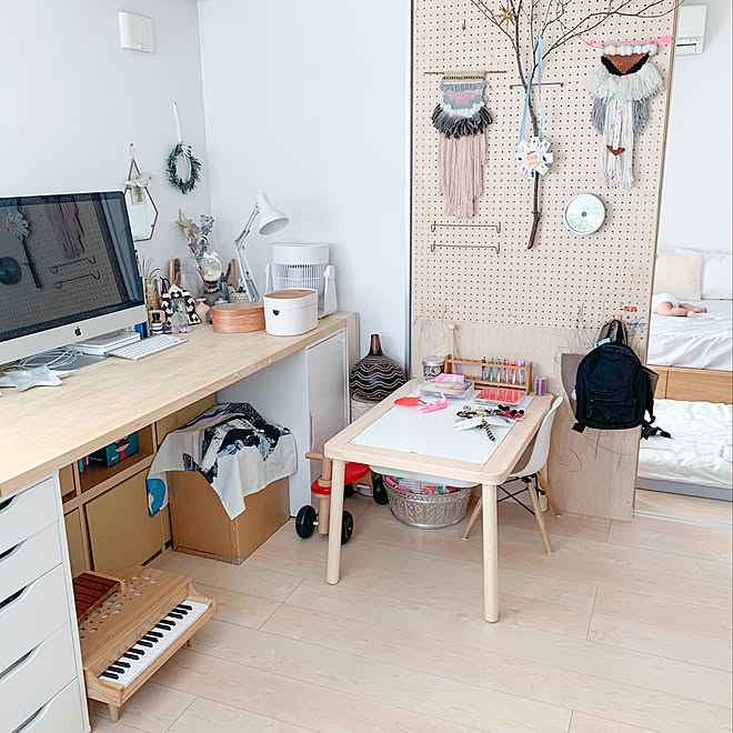 子ども用テーブル フリサット こどもと暮らす Ikea 子どもと暮らす などのインテリア実例 19 10 08 15 45 40 Roomclip ルームクリップ