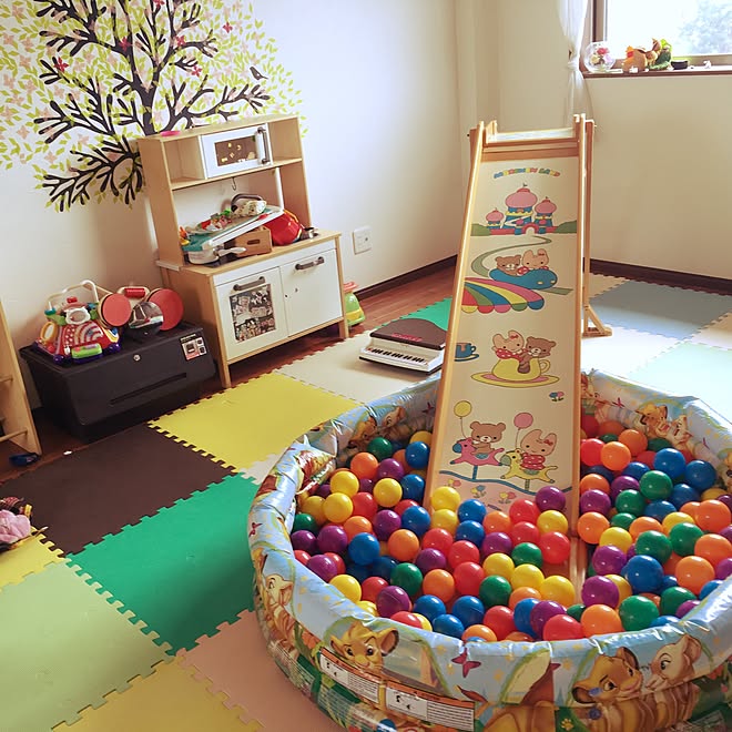 部屋全体 Ikea パズルマット ボールプール 滑り台 などのインテリア実例 16 07 02 17 38 Roomclip ルームクリップ 部屋全体 Ikea パズルマット ボールプール 滑り台 などのインテリア実例 16 07 02 17 38 Roomclip ルームクリップ