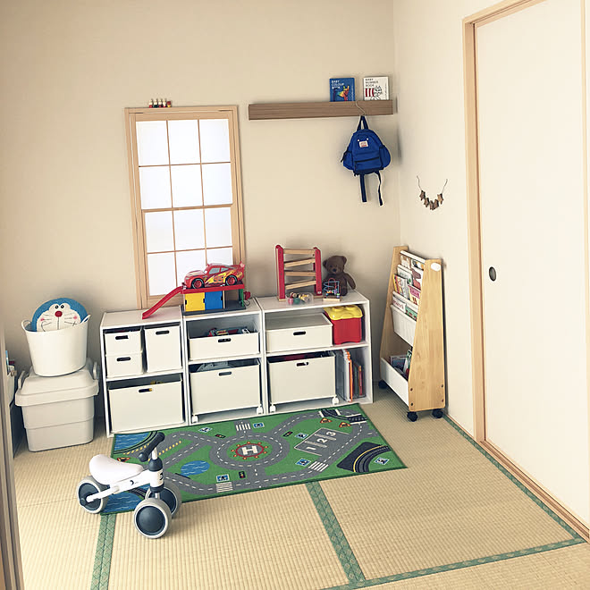 部屋全体 カラーボックス 4 5畳和室 和室 建売住宅 などのインテリア実例 18 10 25 11 10 54 Roomclip ルームクリップ
