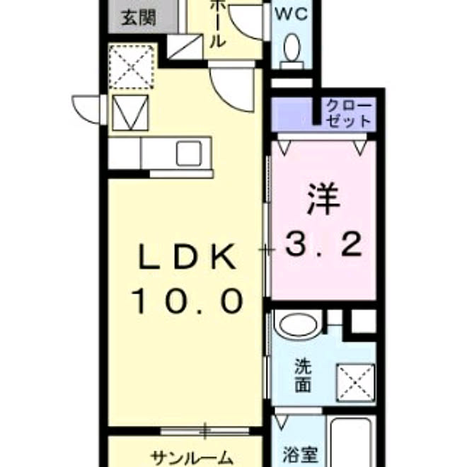 大東建託 大東建託 1ldk サンルーム 部屋全体 新築のインテリア実例 18 10 12 57 01 Roomclip ルーム クリップ