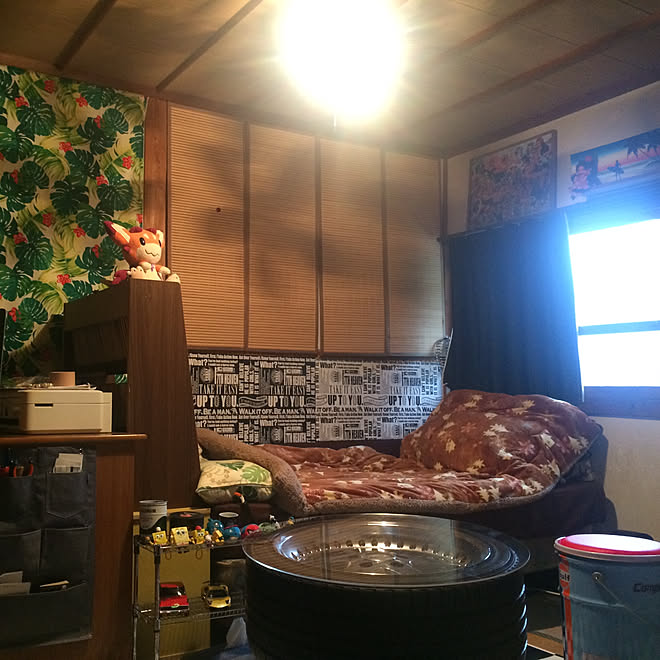 部屋全体 ハワイアン ガレージ Diy リフォームのインテリア実例 18 06 21 23 56 35 Roomclip ルームクリップ