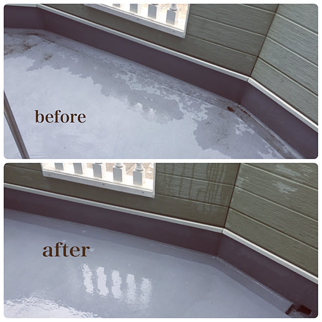 ベランダ掃除 ベランダ 今出来ること これもコロナ対策 大掃除 などのインテリア実例 04 11 24 32 Roomclip ルームクリップ