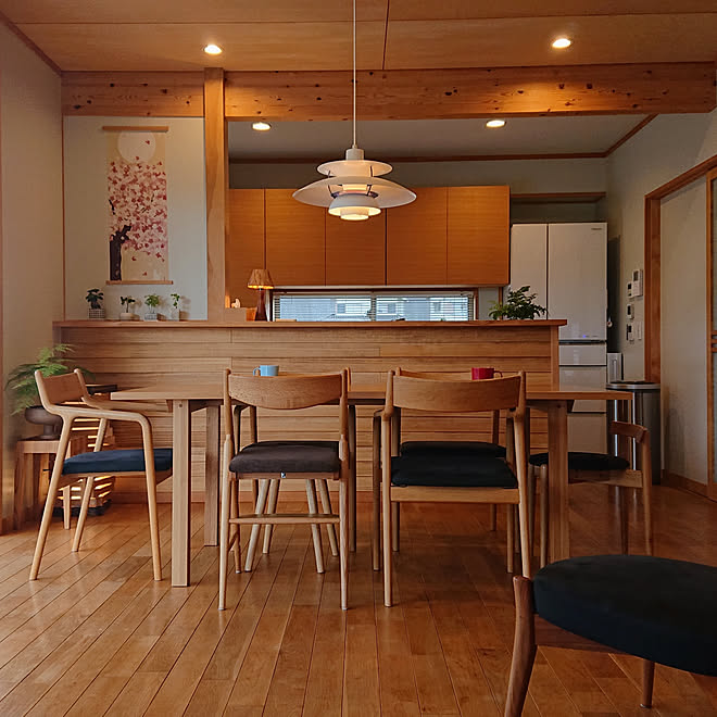 リビング 平屋 子育て 木の家 和モダン などのインテリア実例 03 27 21 00 12 Roomclip ルームクリップ