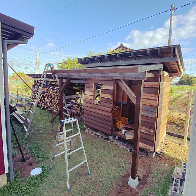 小屋のある暮らし 小屋のある庭 小屋diy 庭 ガーデニング などのインテリア実例 06 21 21 08 28 Roomclip ルームクリップ