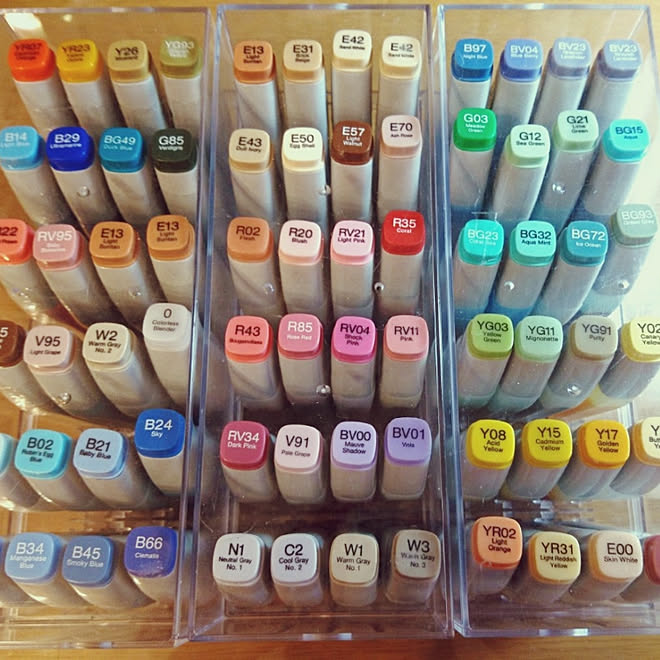 机 コピック Copic 雑貨 画材 などのインテリア実例 06 21 23 43 14 Roomclip ルームクリップ