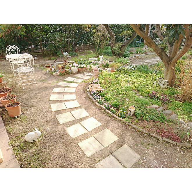 玄関/入り口/庭/ガーデン/ガーデニング/物語に憧れる...などのインテリア実例 - 2020-02-10 19:07:44