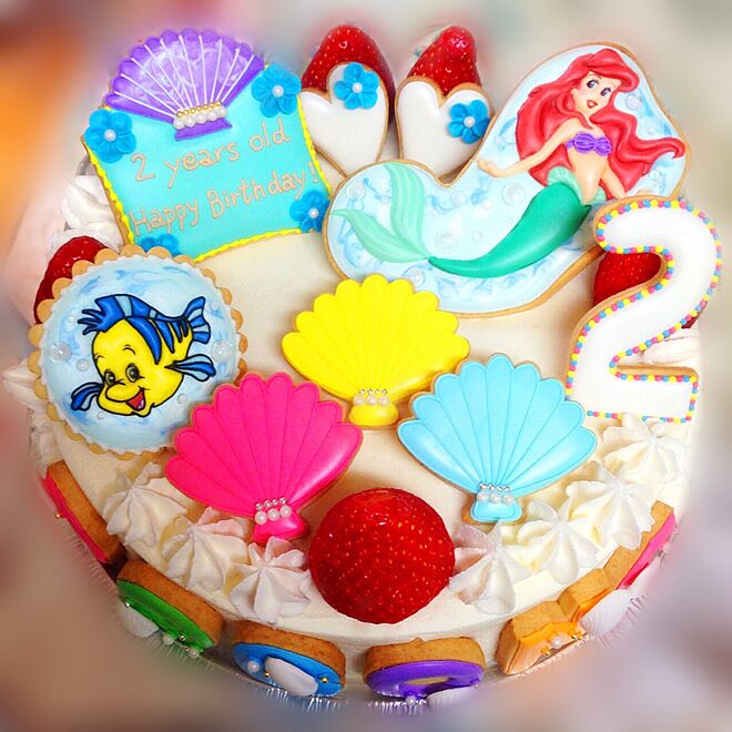 キッチン 誕生日ケーキ バースデーケーキ ケーキ Disney などのインテリア実例 16 04 16 07 57 35 Roomclip ルームクリップ