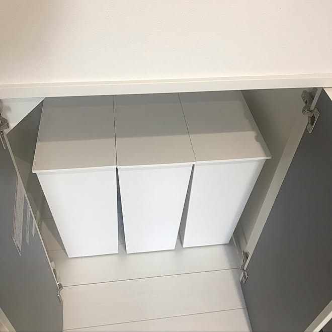 クードのゴミ箱 階段下収納 資源ごみ置き場 キッチンのインテリア実例 19 11 22 10 25 25 Roomclip ルームクリップ