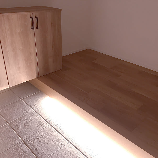 センサーライト Led照明 上がり框 玄関 入り口のインテリア実例 01 09 19 24 03 Roomclip ルームクリップ
