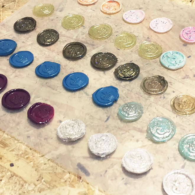 ネイルで色付け シーリングスタンプ ハンドメイド作品 ハンドメイド Diy などのインテリア実例 06 14 13 25 33 Roomclip ルームクリップ