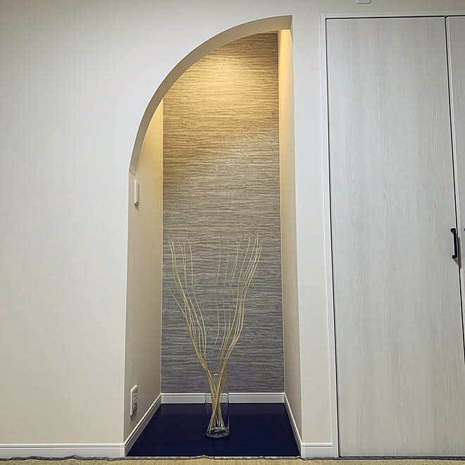 クネクネ棒 花瓶 和室 床の間 棚のインテリア実例 21 05 11 00 26 13 Roomclip ルームクリップ