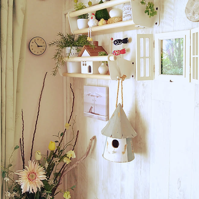 時計 癒し ミニチュア 造花 イースター などのインテリア実例 22 04 09 51 28 Roomclip ルームクリップ