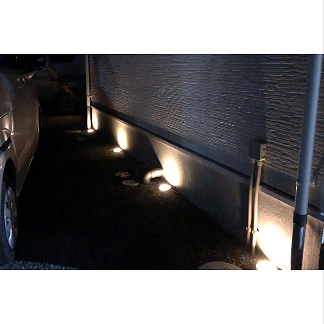 部屋全体 駐車場 外構 ソーラーledライト 建売を自分好みに などのインテリア実例 18 12 16 52 Roomclip ルームクリップ