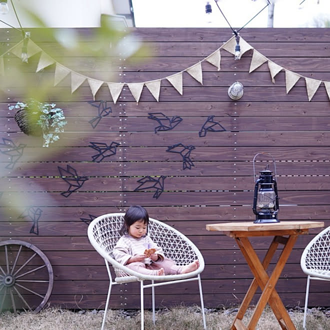 壁 天井 海外風インテリア グランピング気分 屋外家具 ベランピング などのインテリア実例 22 03 14 45 47 Roomclip ルームクリップ