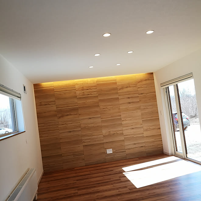 リビング エコカラット 木目 間接照明のインテリア実例 19 05 01 22 55 Roomclip ルームクリップ