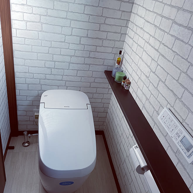 サティスG/リクシルのトイレ/トイレのインテリア/IKEA/バス/トイレのインテリア実例 20201211 093338 ｜ RoomClip（ルームクリップ）