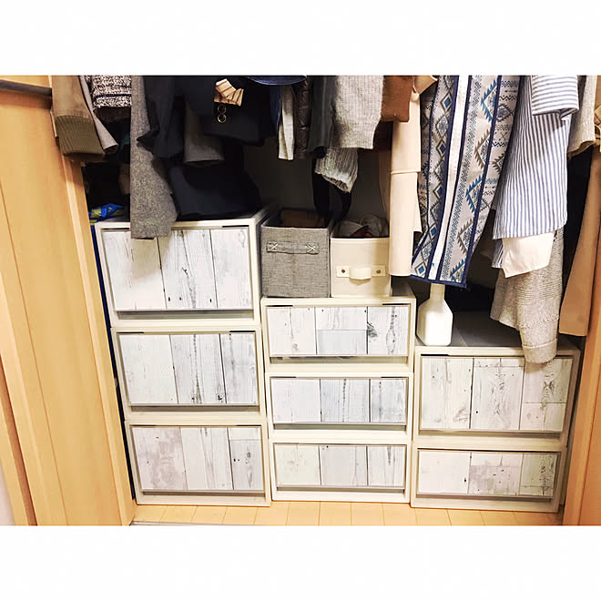 棚 無印良品 クローゼット 一人暮らし クローゼット収納 などのインテリア実例 17 10 24 22 59 38 Roomclip ルームクリップ