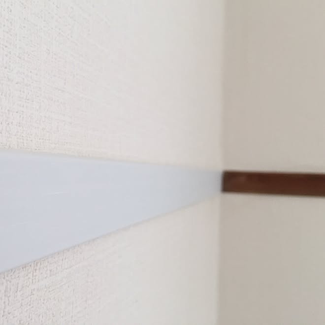 廻り縁 壁 天井 壁 マスキングテープ 一人暮らし などのインテリア実例 16 09 17 02 42 Roomclip ルームクリップ