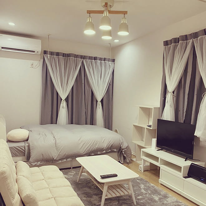 グレー ホワイト グレーインテリア ホワイトインテリア ひとり暮らし 1k 部屋全体のインテリア実例 21 03 13 19 43 28 Roomclip ルームクリップ グレー ホワイト グレーインテリア ホワイトインテリア ひとり暮らし 1k 部屋全体のインテリア実例 21 03 13 19 43 28 Roomclip ルームクリップ