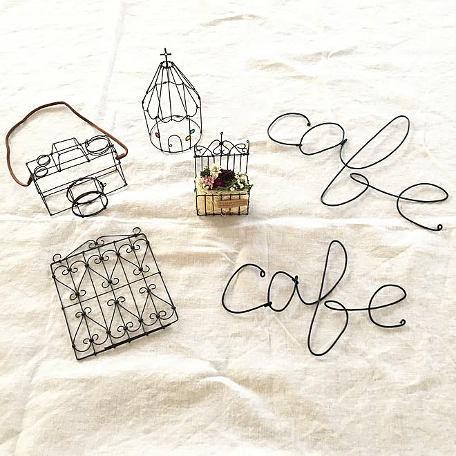 Kotori ちゃんのワイヤークラフト Kotori ちゃんの作品 ワイヤーアート ワイヤークラフト ハンドメイド などのインテリア実例 09 04 10 34 55 Roomclip ルームクリップ