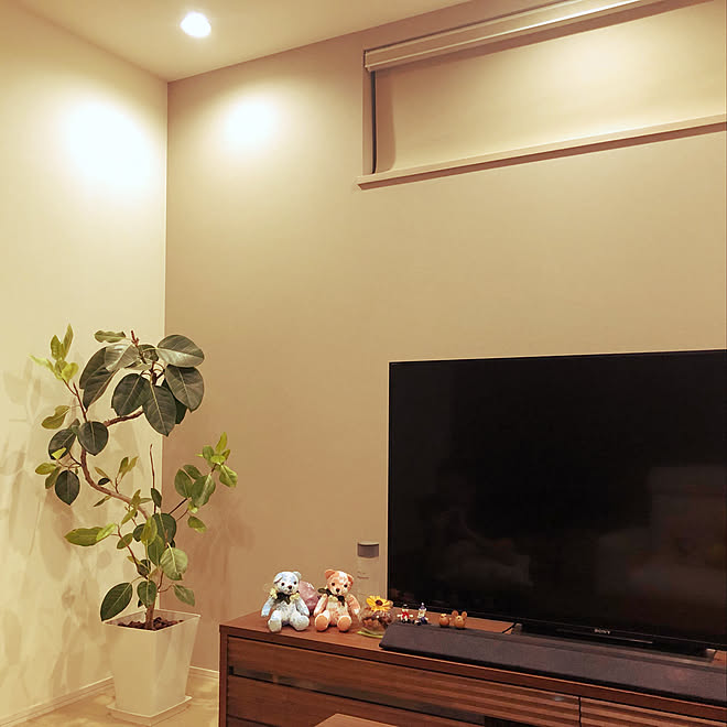 初投稿/観葉植物/照明/間接照明好き/間接照明のある暮らし...などのインテリア実例 - 2019-09-21 22:00:43