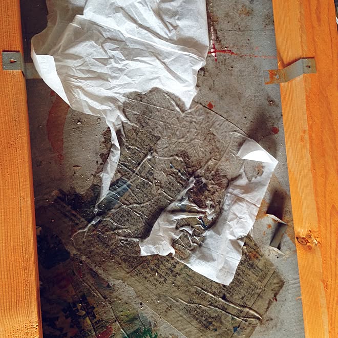 部屋全体 湿気怖い Diy 改装中 地味な投稿ごめんなさい などのインテリア実例 16 01 02 10 10 52 Roomclip ルームクリップ