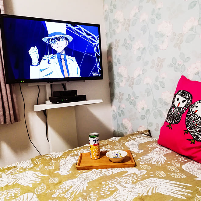 ベッド周り 壁紙屋本舗 壁紙 花柄壁紙 クッション などのインテリア実例 18 06 09 23 07 54 Roomclip ルームクリップ ベッド周り 壁紙屋本舗 壁紙 花柄壁紙 クッション などのインテリア実例 18 06 09 23 07 54 Roomclip ルームクリップ