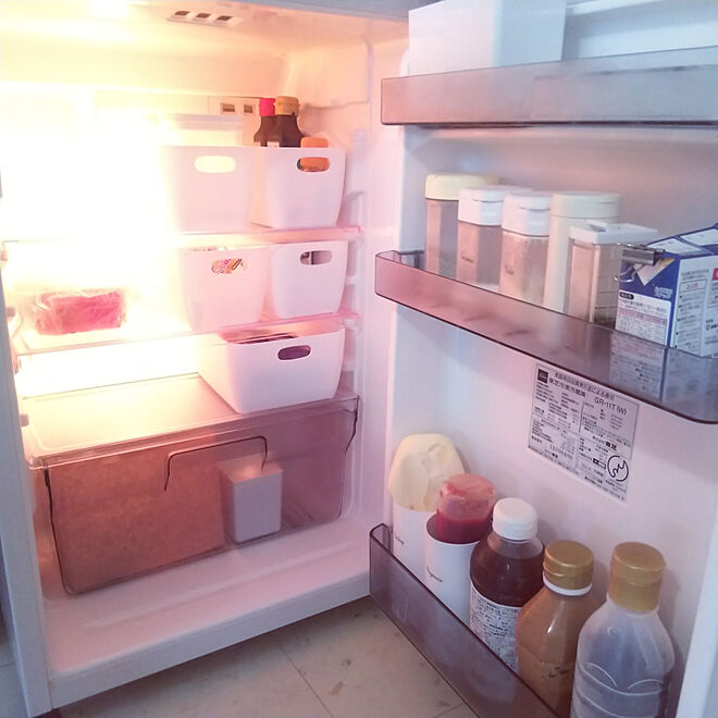 キッチン 冷蔵庫収納 一人暮らしのインテリア実例 18 07 15 16 46 16 Roomclip ルームクリップ