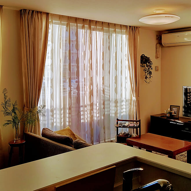 部屋全体 古いもの ヴィンテージ カーテン レトロ などのインテリア実例 09 02 06 22 42 Roomclip ルームクリップ