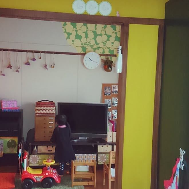 団地 壁紙 壁紙diy 壁 天井 社宅 などのインテリア実例 15 11 21 01 44 26 Roomclip ルームクリップ