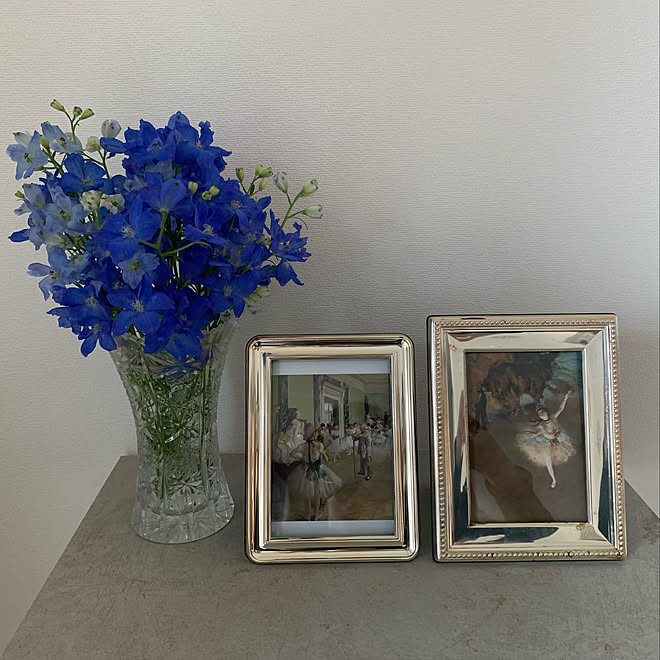 花瓶 花 写真立て クリストフル 海外風インテリアのインテリア実例 22 02 27 16 31 53 Roomclip ルームクリップ