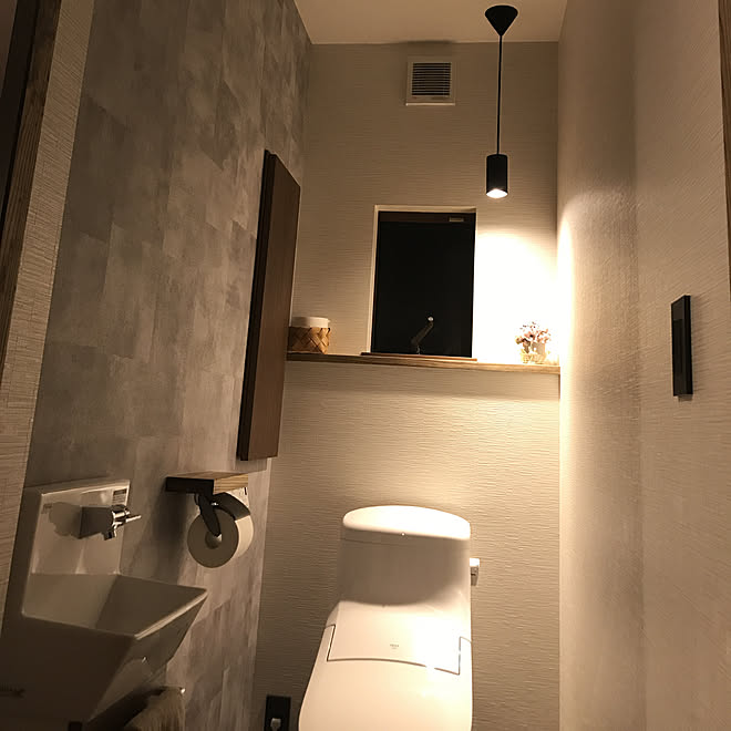 トイレインテリア トイレ 新築 新築マイホーム こどもと暮らす などのインテリア実例 19 06 23 00 01 21 Roomclip ルームクリップ