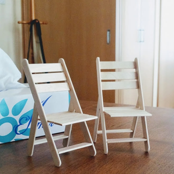アイスの棒とマステでdiy アクセサリースタンドの作り方 ぬくもり