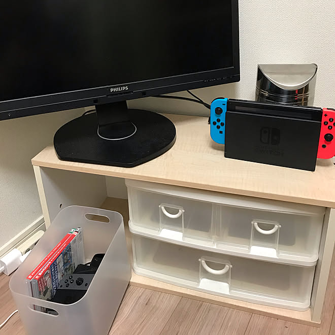 Switch収納 子供部屋 ゲーム機収納 棚のインテリア実例 08 02 12 50 Roomclip ルームクリップ