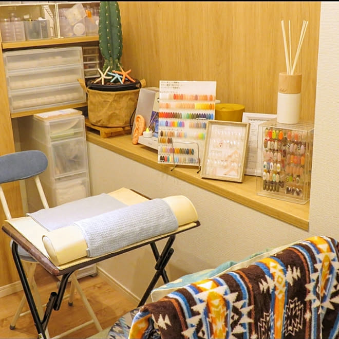 部屋全体 自宅サロン 西海岸インテリア カリフォルニアスタイル 海を感じるインテリア などのインテリア実例 10 23 11 15 32 Roomclip ルームクリップ