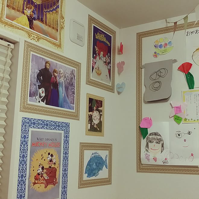 壁 天井 マスキングテープ ニトリ 子供の絵 マスキングテープ 壁 などのインテリア実例 17 06 18 14 05 35 Roomclip ルームクリップ