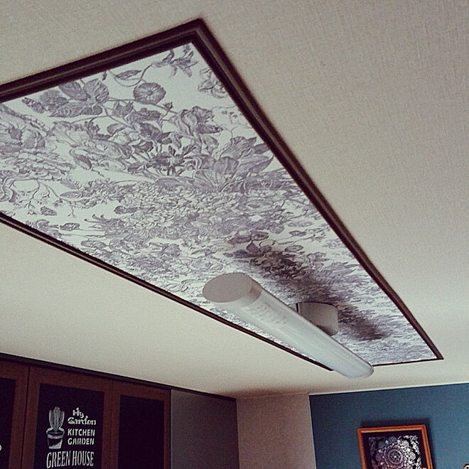 フランフラン モールディング 壁紙diy 隙間テープで代用 壁 天井のインテリア実例 01 04 12 38 22 Roomclip ルームクリップ
