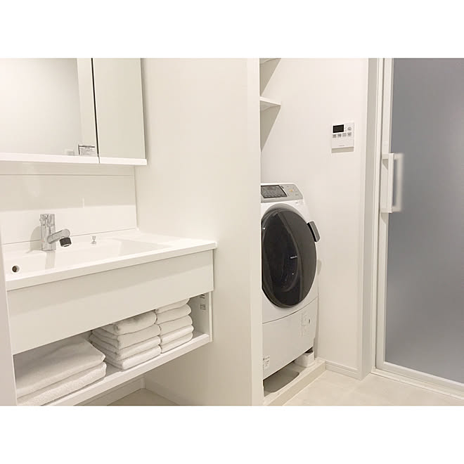 バス トイレ ドラム式洗濯機 袖壁 ホテルライク 洗面台 などのインテリア実例 17 12 04 02 08 07 Roomclip ルームクリップ バス トイレ ドラム式洗濯機 袖壁 ホテルライク 洗面台 などのインテリア実例 17 12 04 02 08 07 Roomclip ルームクリップ