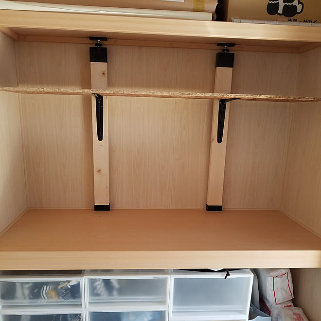 棚/初DIY/DIY/建て売り/ツーバイフォー材&hellip;などのインテリア実例 20190502 211937 ｜ RoomClip