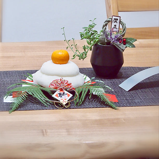 お餅 Hb 鏡餅は手作り 鏡餅飾り 鏡餅 などのインテリア実例 12 31 14 16 23 Roomclip ルームクリップ