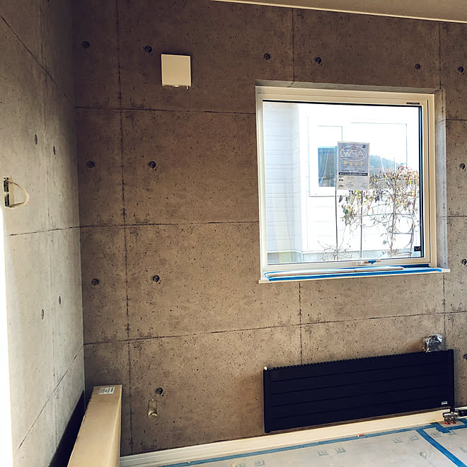 シンプル/平屋/新築建築中/息子の部屋/コンクリートの壁...などのインテリア実例 - 2019-11-20 06:53:56