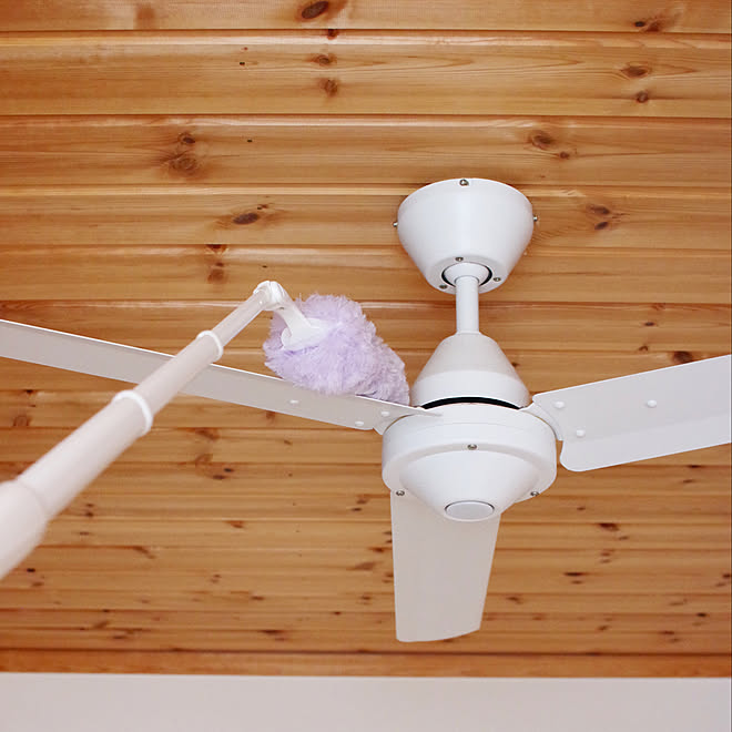 シーリングファンの掃除 暮らしの味方 クイックルしやすい部屋 クイックル 快適 などのインテリア実例 2021 08 08 12 28 55 Roomclip ルームクリップ