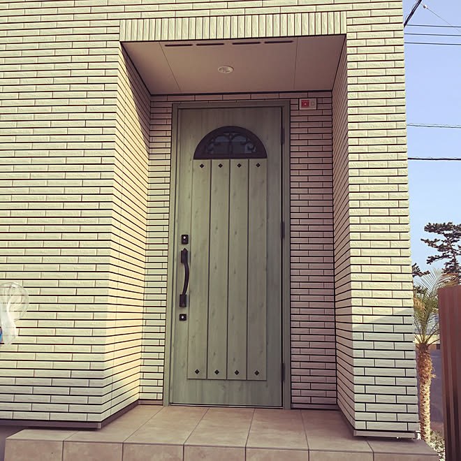 玄関 入り口 グリーン 一条工務店 一条工務店 Ismartのインテリア実例 06 07 17 21 03 Roomclip ルームクリップ