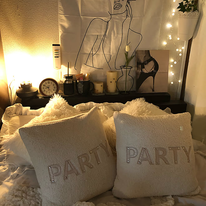 Ikea 間接照明 ニトリ フランフラン クッションカバー 韓国インテリア などのインテリア実例 08 22 52 53 Roomclip ルームクリップ