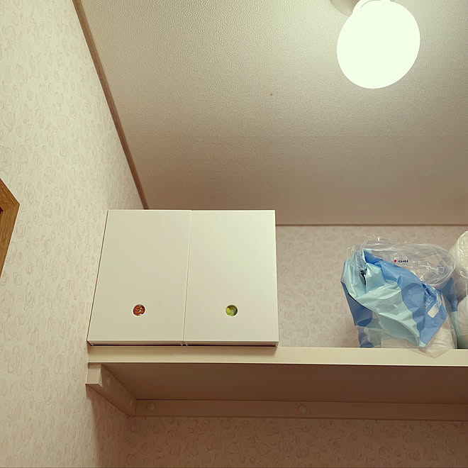 生理用品収納 ファイルボックス ニトリ トイレ収納 ふたり暮らしをとことん楽しむ などのインテリア実例 21 10 02 14 29 22 Roomclip ルームクリップ