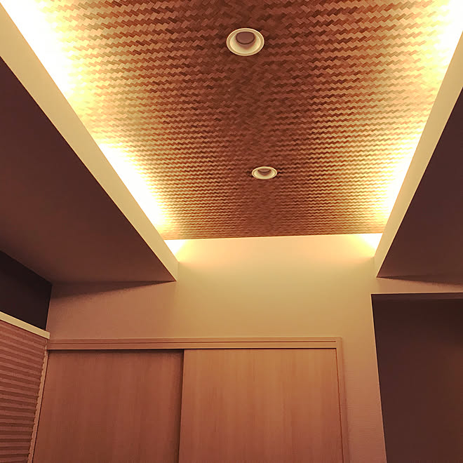 明かり 間接照明 折り上げ天井 和室 壁 天井のインテリア実例 19 08 24 00 51 29 Roomclip ルームクリップ