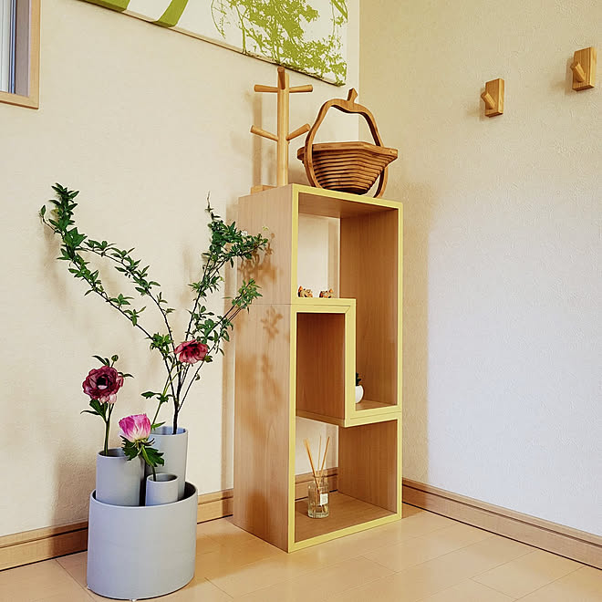 玄関 入り口 フラワーベース 無印良品 ニトリのインテリア実例 22 02 06 10 29 21 Roomclip ルームクリップ