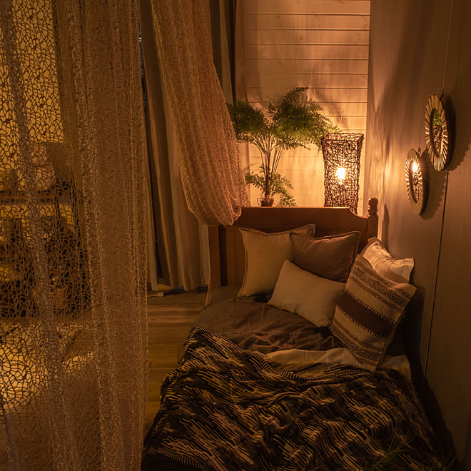 1k 一人暮らし リビング 寝室 ワンルーム などのインテリア実例 19 02 27 14 05 06 Roomclip ルームクリップ