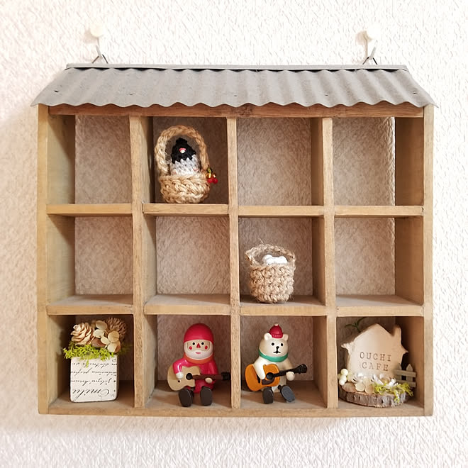 棚/クリスマス/フォロワーの皆様に感謝!/いいね!押し逃げばかりでごめんなさい。/コメントお気遣いなく(^^)...などのインテリア実例 - 2019-11-20 07:30:38