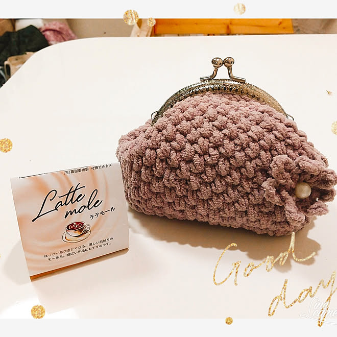 机 セリアの毛糸で セリアの新製品 セリアの毛糸ラテモール モコモコ毛糸 などのインテリア実例 21 09 25 18 52 Roomclip ルームクリップ